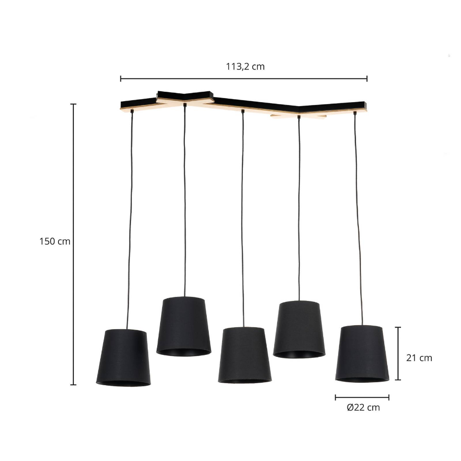 Suspension en bois moderne, Thamila