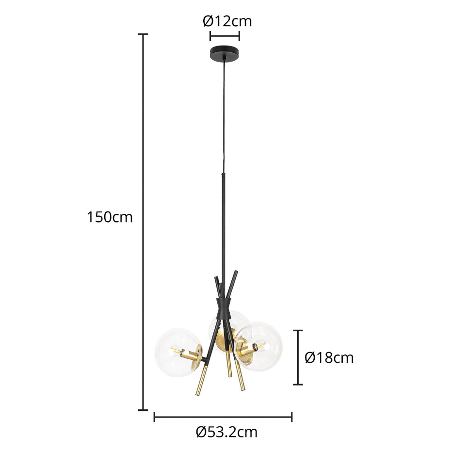 Suspension en métal design, Sotiana