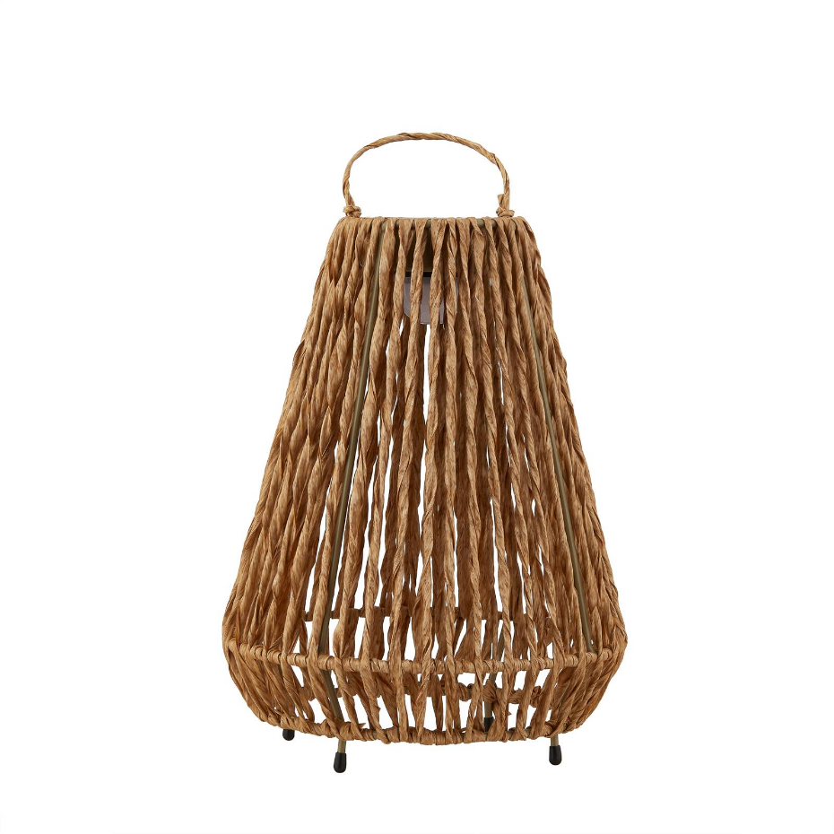 Lampe solaire extérieur en boisLED, Amaria