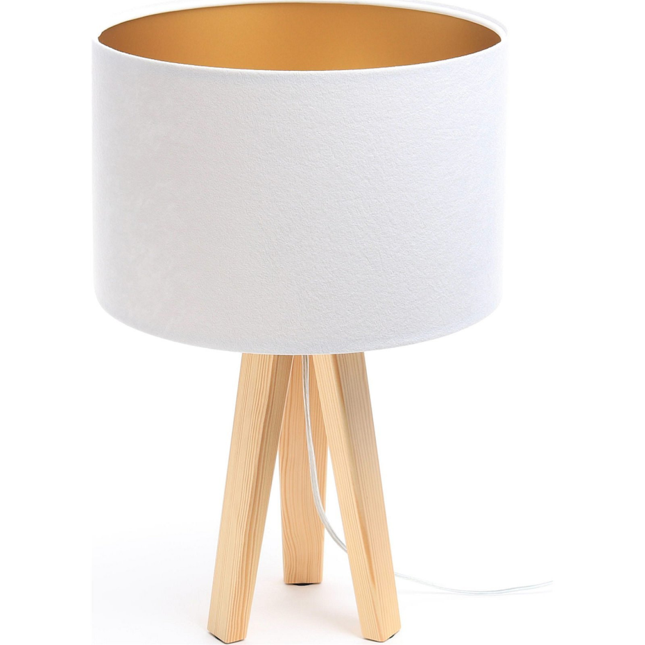 Lampe de chevet en bois Glamour