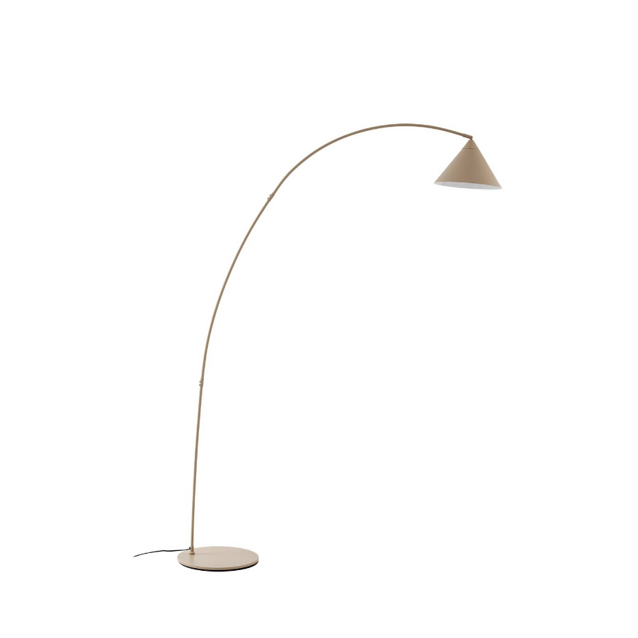 Lampadaire en métal moderne, Triangolo