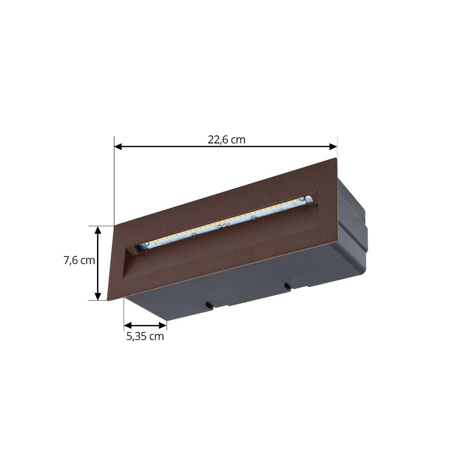 Applique extérieure en aluminium moderneLED
