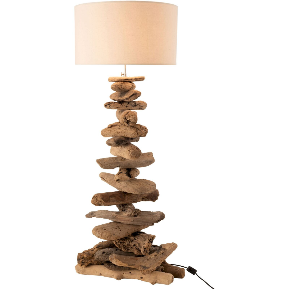 Lampadaire en bois pour salon