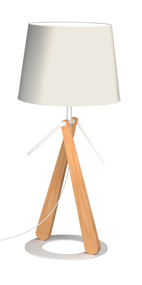 Lampe design en bois scandinave, ZAZOU LT