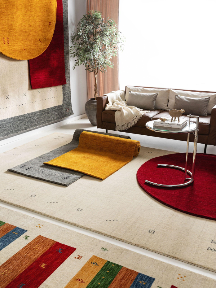 Tapis de laine tissé main JAMAL