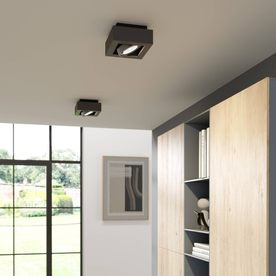 Plafonnier en aluminium moderne, Ronka
