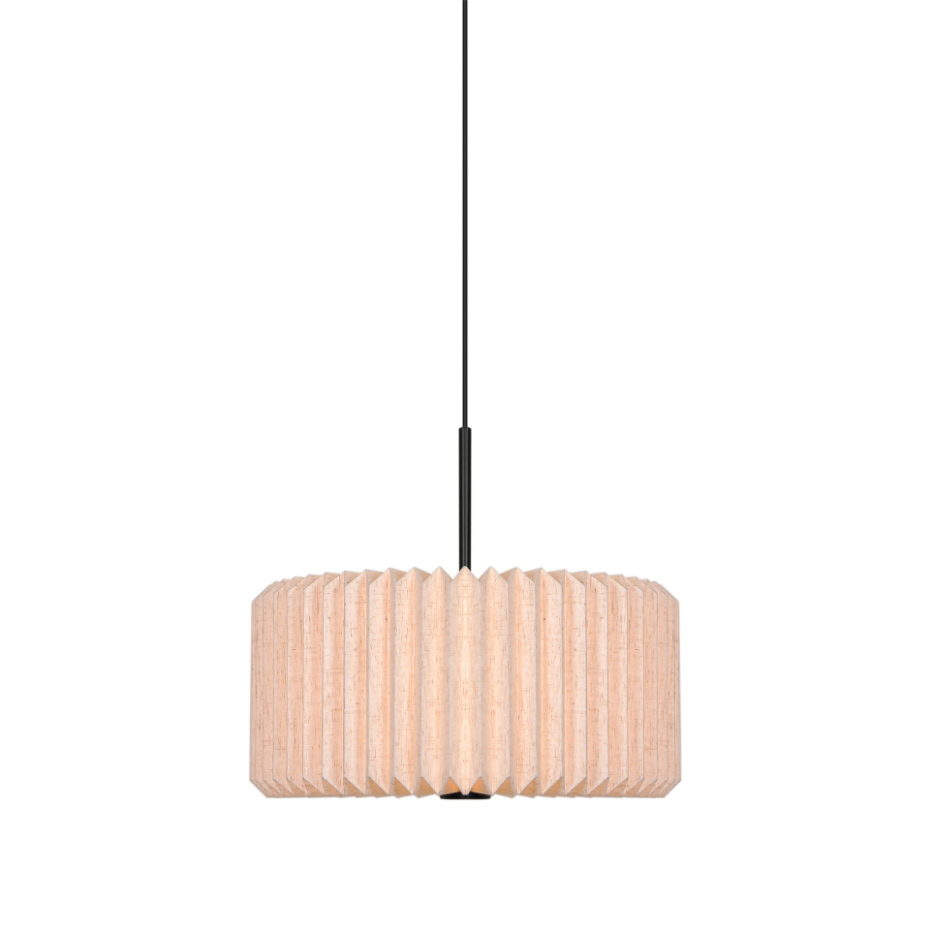 Suspension Vivienne 40  Textile Noir ,  H. 35 - IP20 - E27 /  Nordlux Intérieur