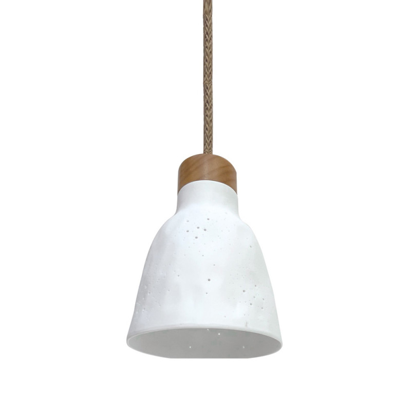Petite applique baladeuse porcelaine blanche Rosinette