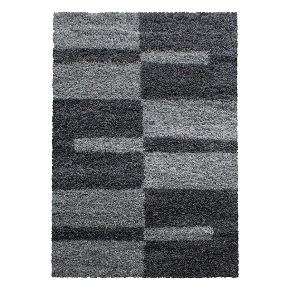 Tapis shaggy à motif géométrique GALA
