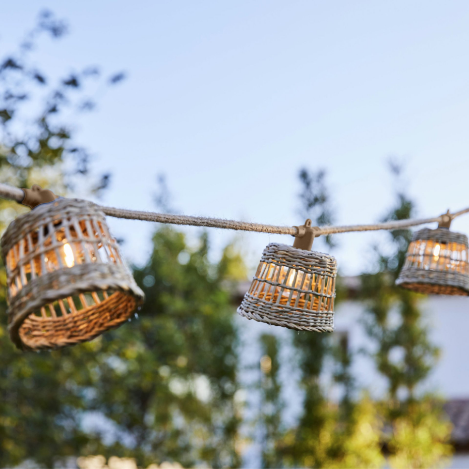 Guirlande solaire SAMOA HYBRID 10 ampoules 8M