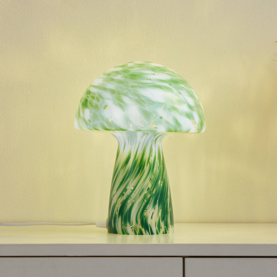 Lampe à poser en verre moderne, Hubi