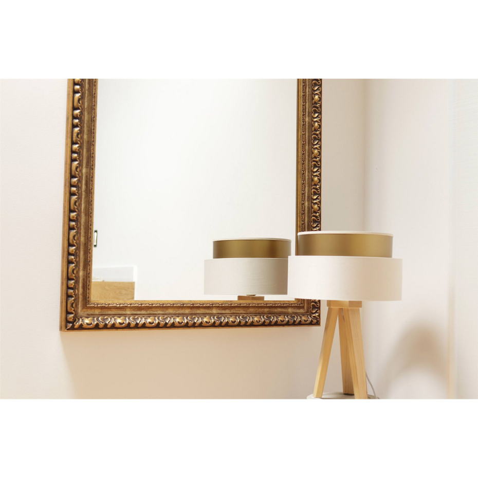 Lampe à poser ronde en PVC Duo ellegant