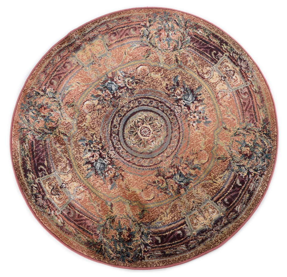 Tapis Gabiro Medaillon, tissé, rond