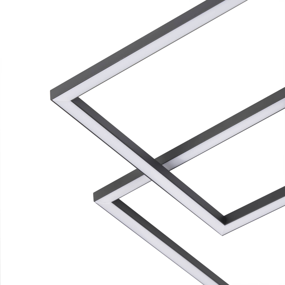 Plafonnier en aluminium moderneLED, Duetto