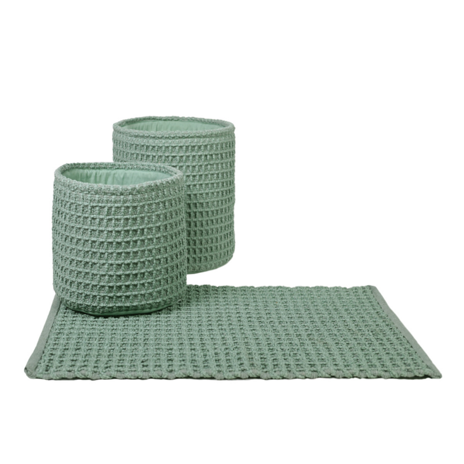 Tapis d'intérieur ou salle de bain 2200 gr/m² WAFFLE