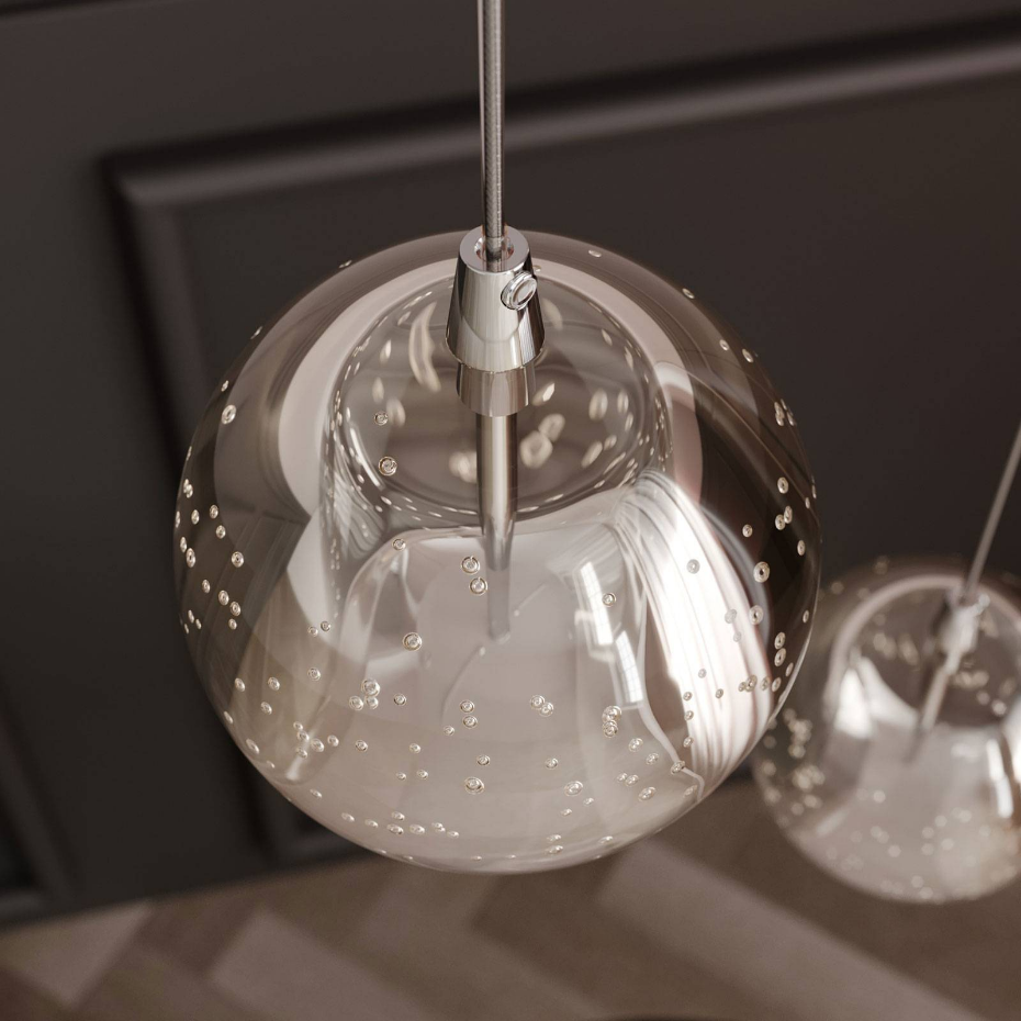 Suspension en verre moderneLED, Hayley