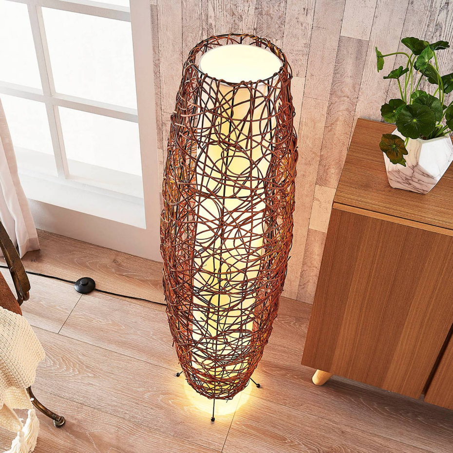 Lampadaire en bois moderne, Nias