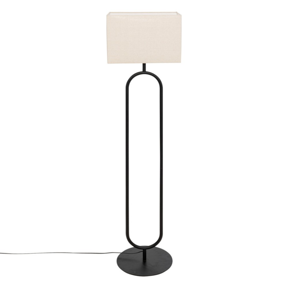 Lampadaire En Métal Noir 154
