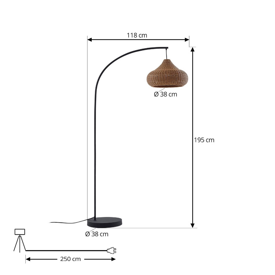 Luminaire de terrasse en bois traditionnel