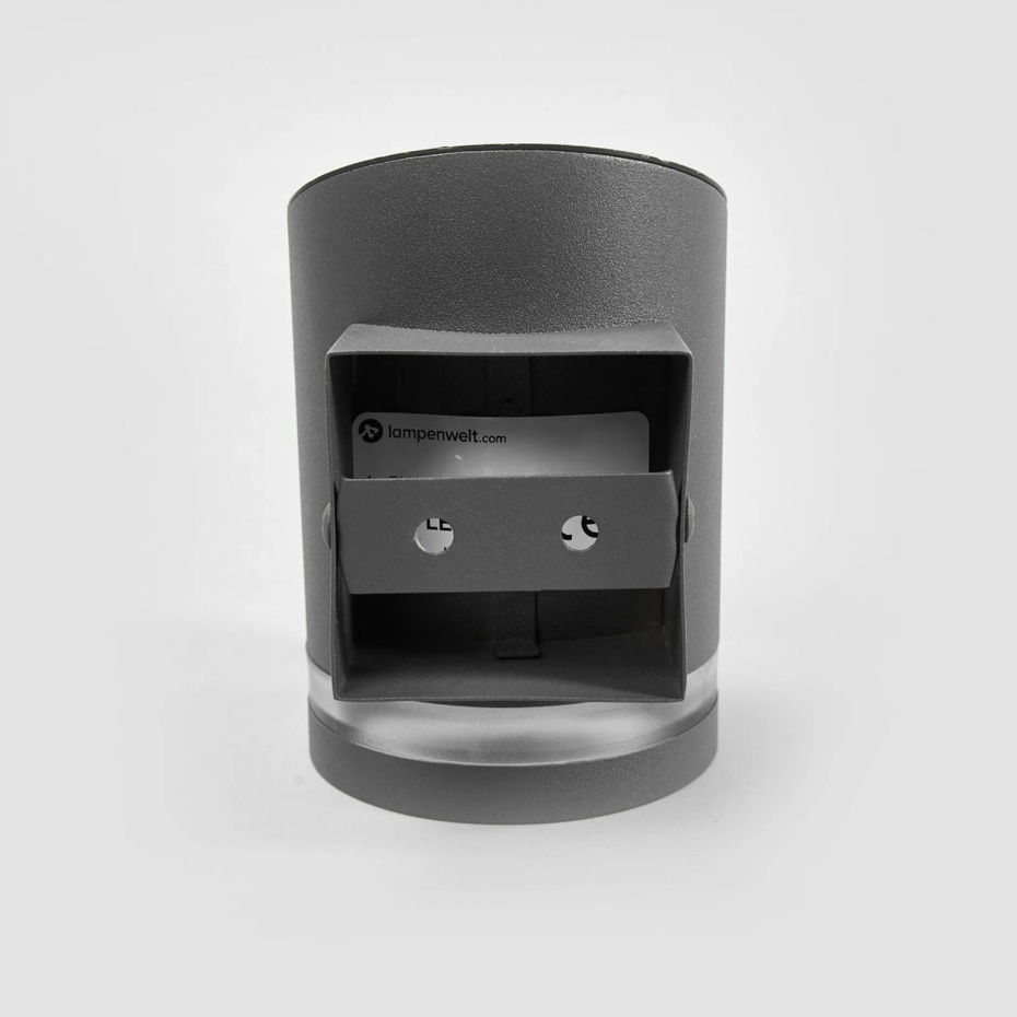 Lampe solaire extérieure en inox moderneLED