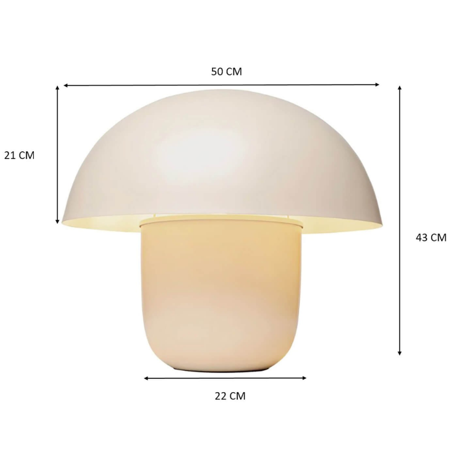 Lampe champignon en acier, MUSHROOM