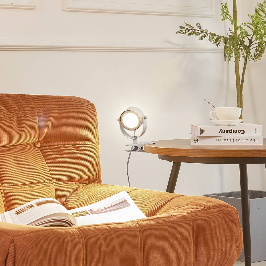 Lampe à pince en métal moderne, Jyla