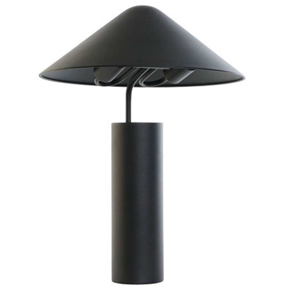 Lampe à poser rétro métal noir 39x39x45cm