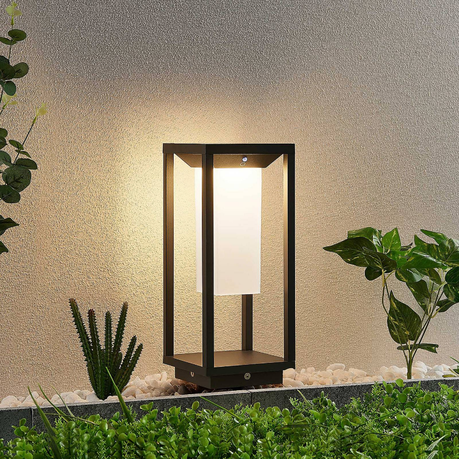 Lampe solaire en verre moderneLED, Eliel