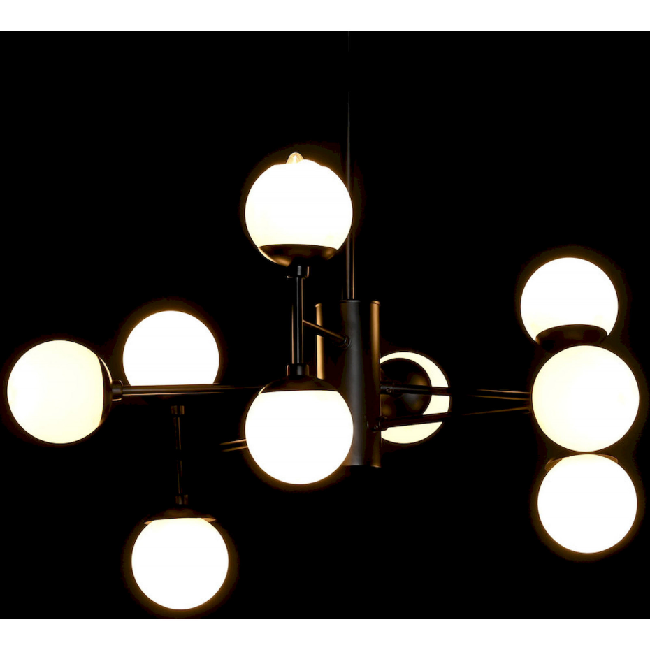 Suspension en métal et verre Moderno