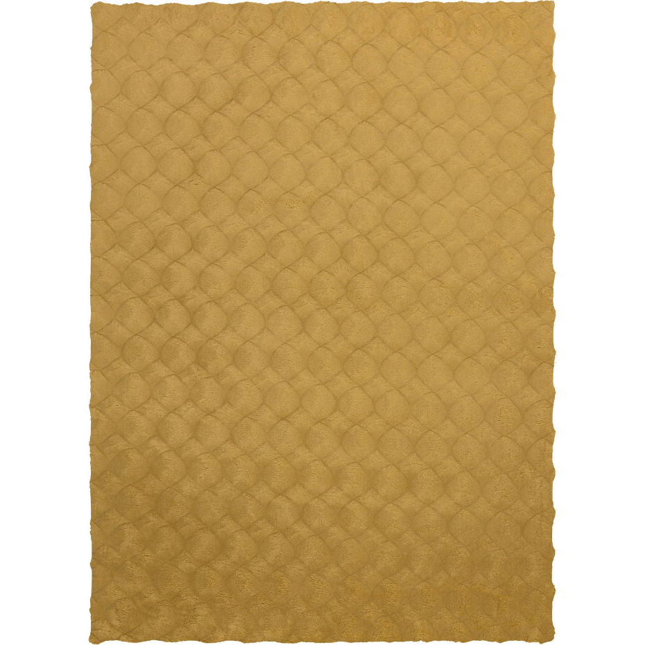 Tapis shaggy rectangulaire en polyester