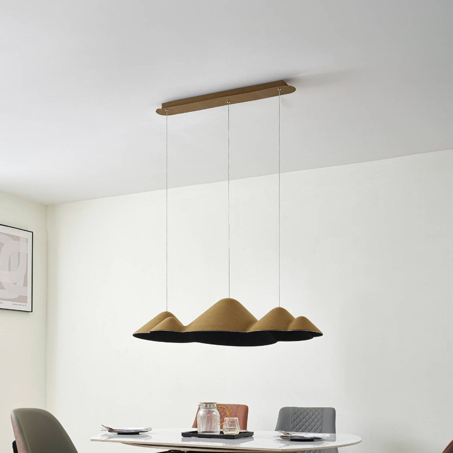 Suspension en textile moderneLED, Beutlin