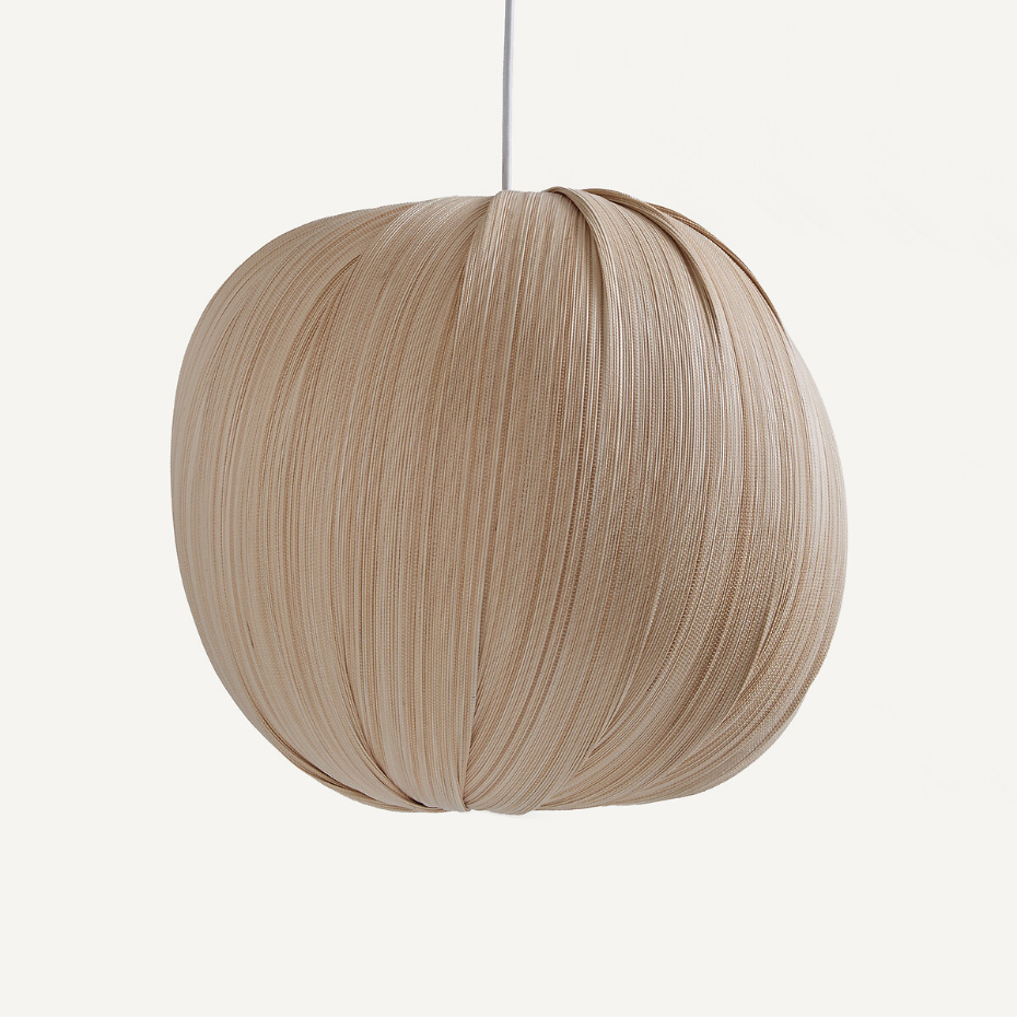 Suspension boule en bambou tissé, Bansa