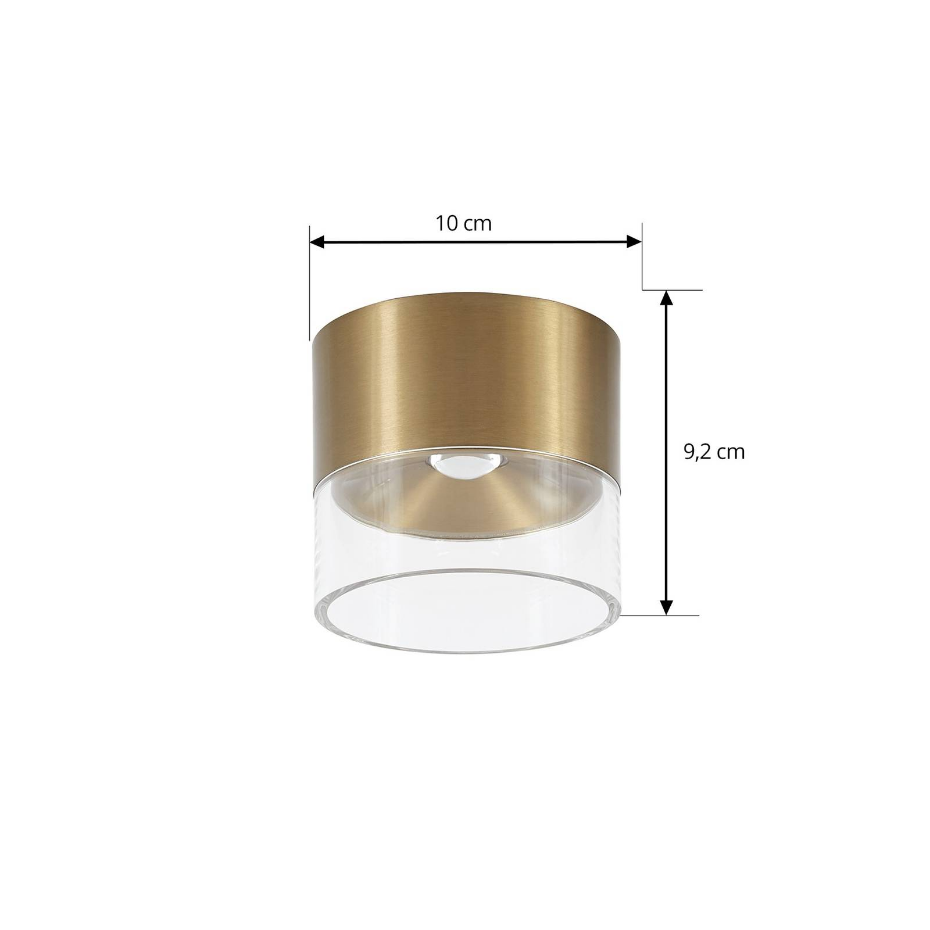 Plafonnier en aluminium moderneLED, Dalila