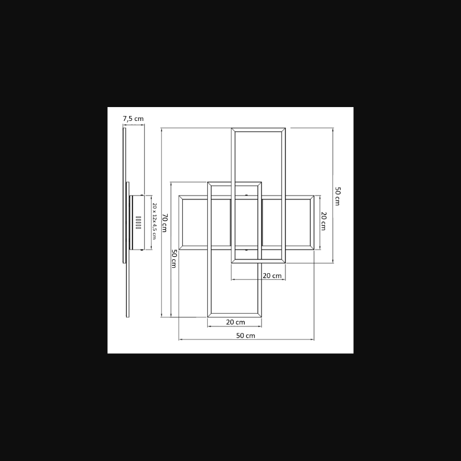 Plafonnier moderne et minimaliste - ELI