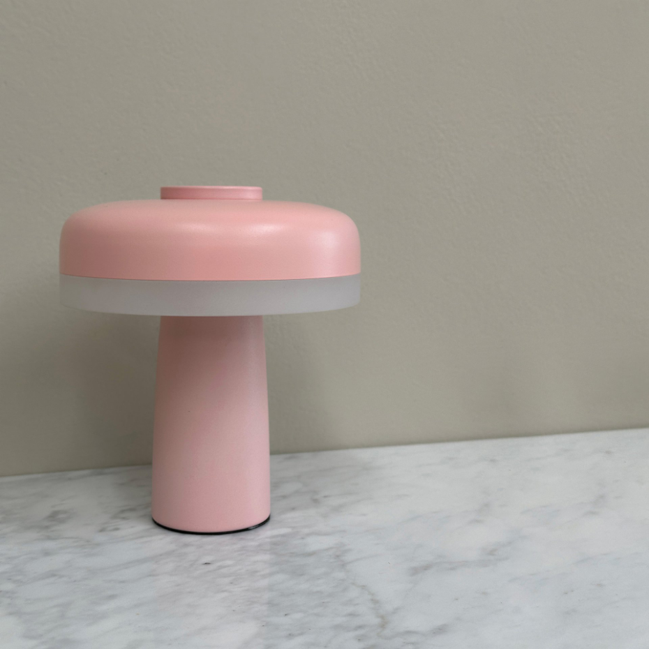 Lampe à poser LED Porter rose