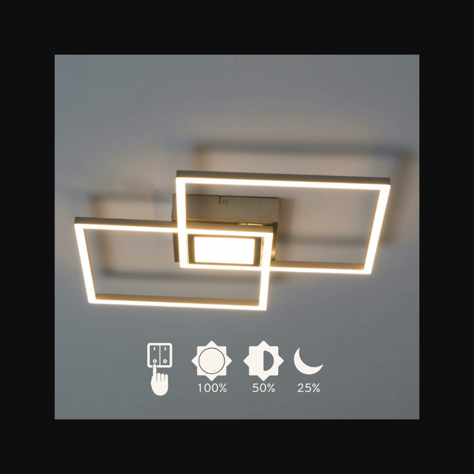 Plafonnier LED dimmable rectangles - ELIZA