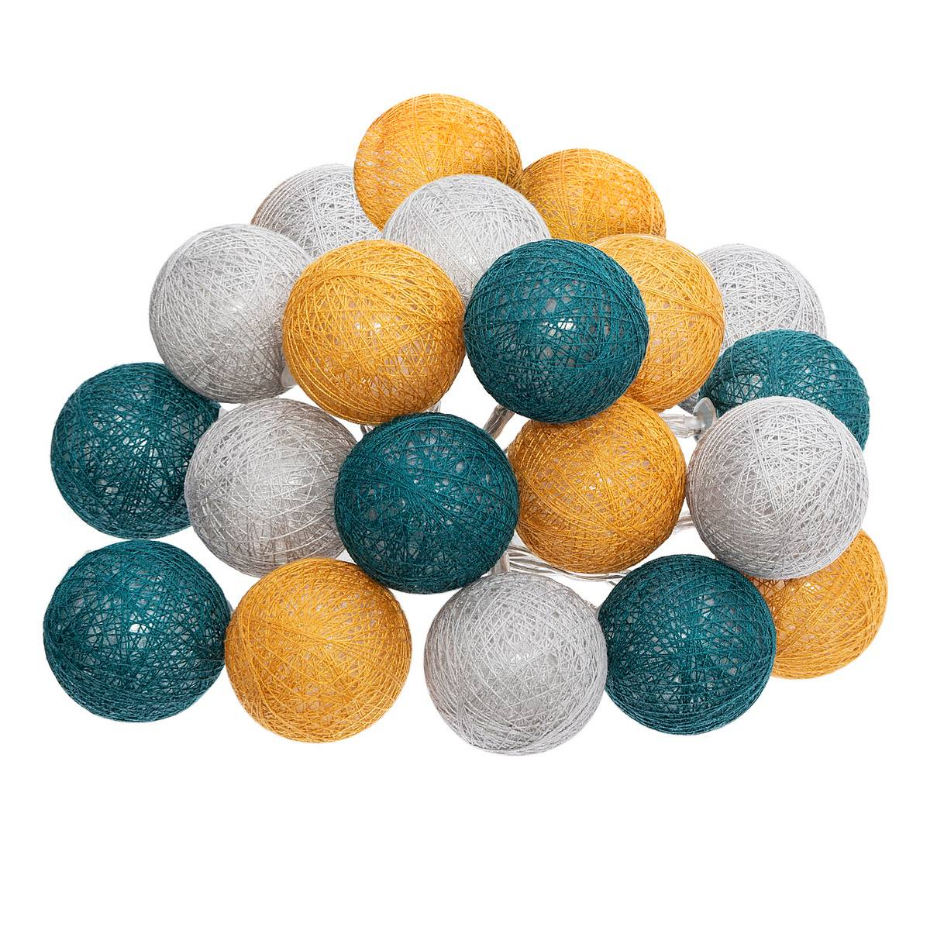 Guirlande LED Secteur 20 Boules BOX