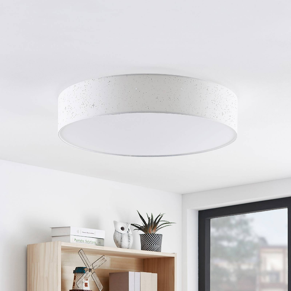 Plafonnier en textile moderneLED, Ellamina