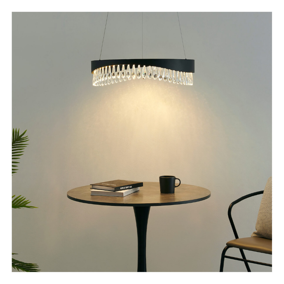 Suspension anneau de cristal – CAPILANO
