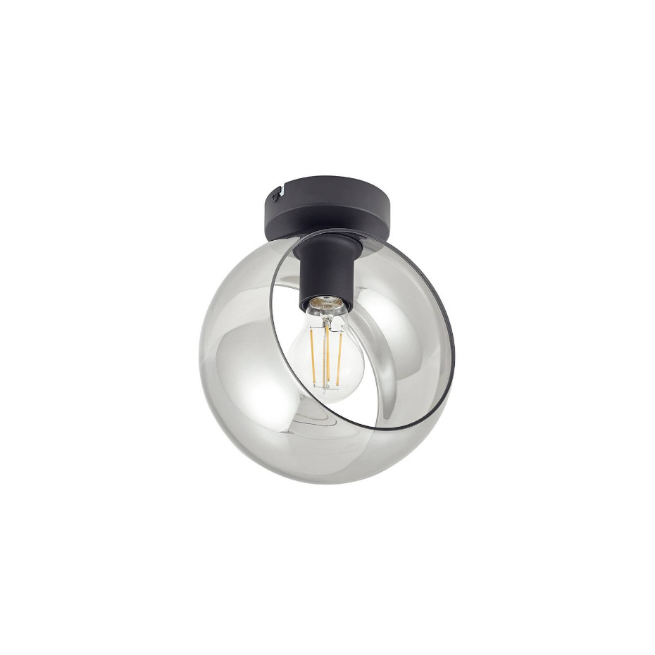 Plafonnier en verre moderne, Roton