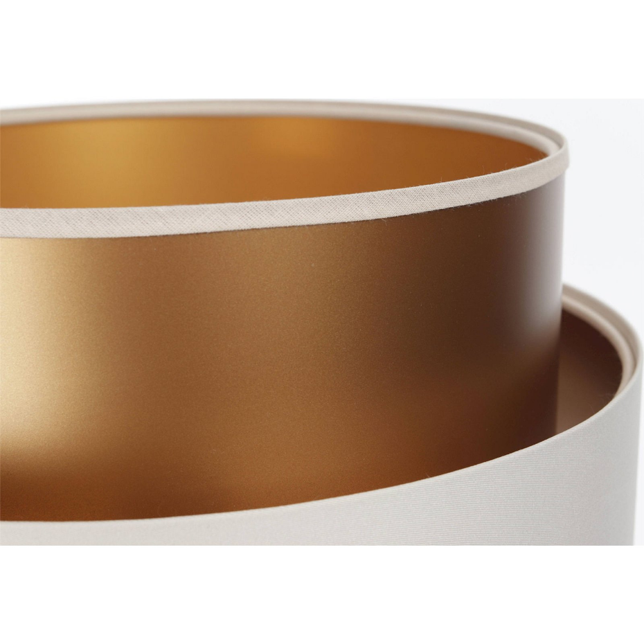 Lampe à poser ronde en PVC Duo ellegant