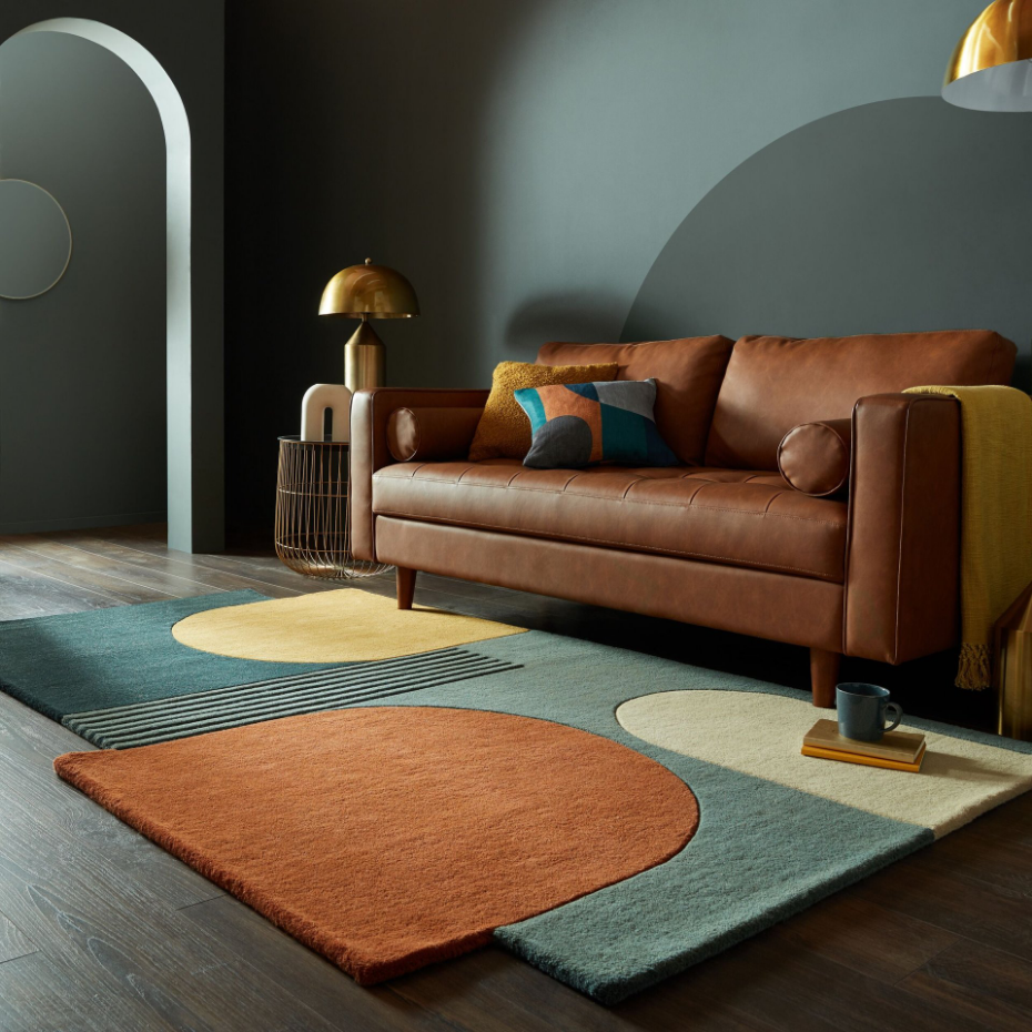 Tapis pure laine LOZENGE