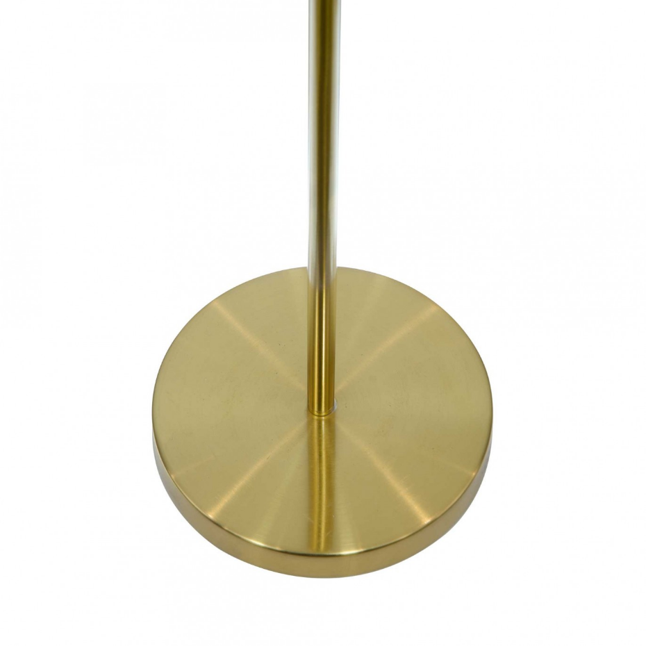 Lampadaire en métal et aspect cuir, ACUERO