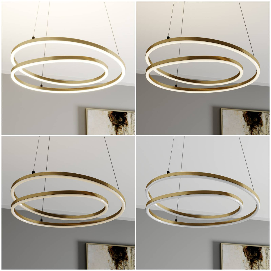 Suspension en aluminium moderneLED, Davian