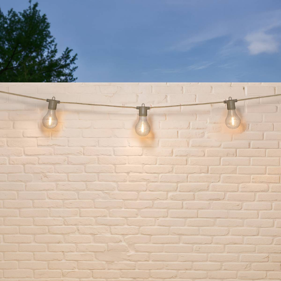 Guirlande d'extérieur solaire 10 ampoules GINA