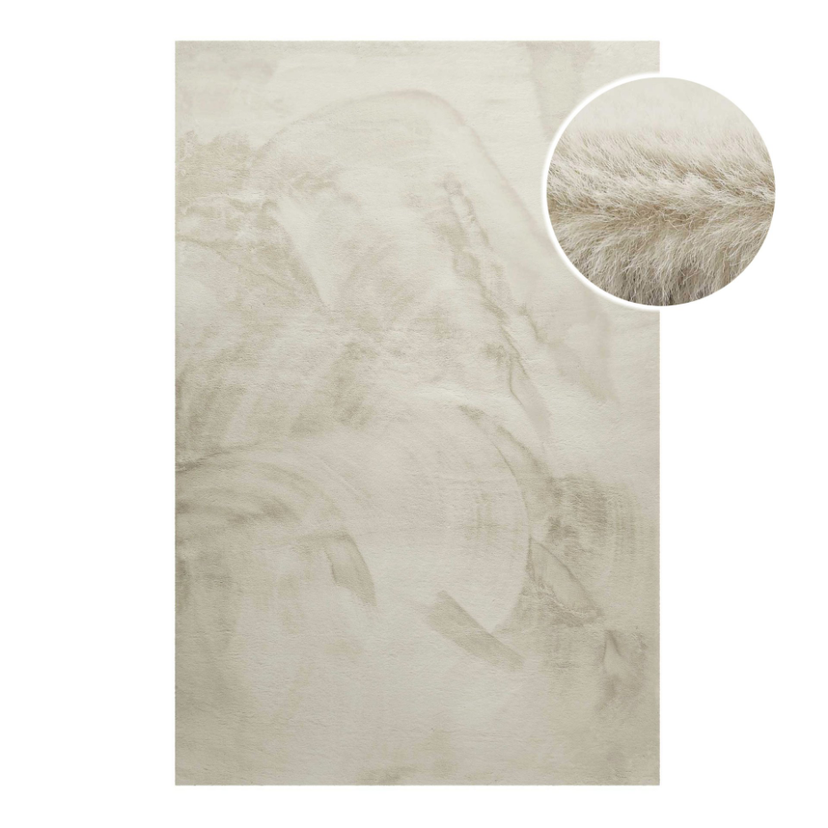 Tapis doux sensation peau de lapin ,  ANNA