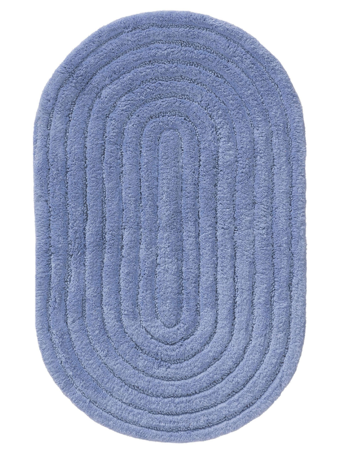 Tapis de bain ovale tufté main NIA