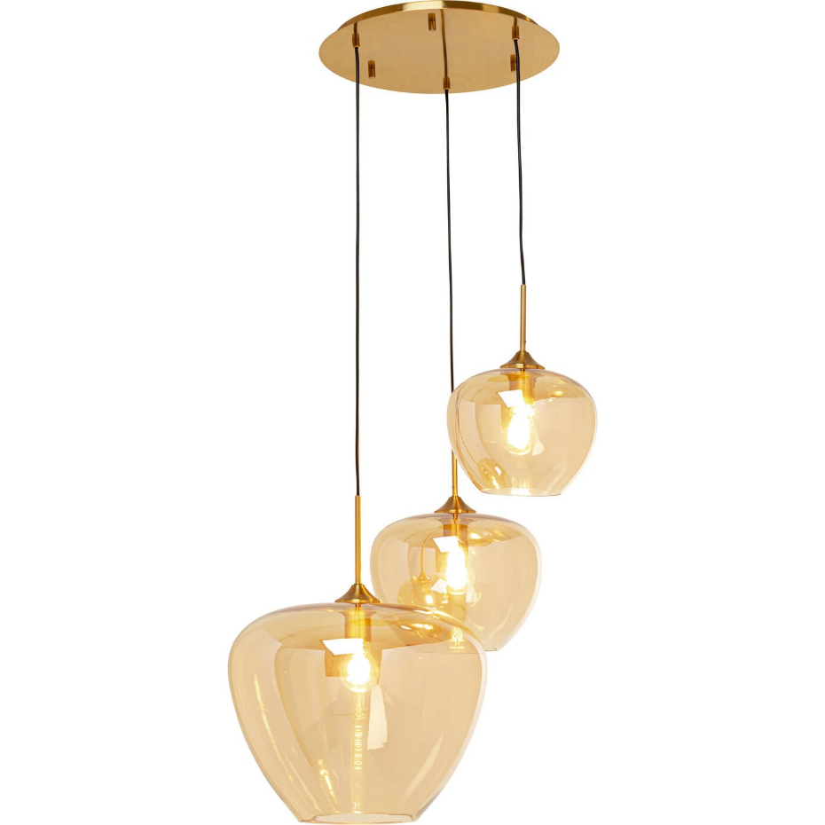 Suspension en verre et acier, SPHERE