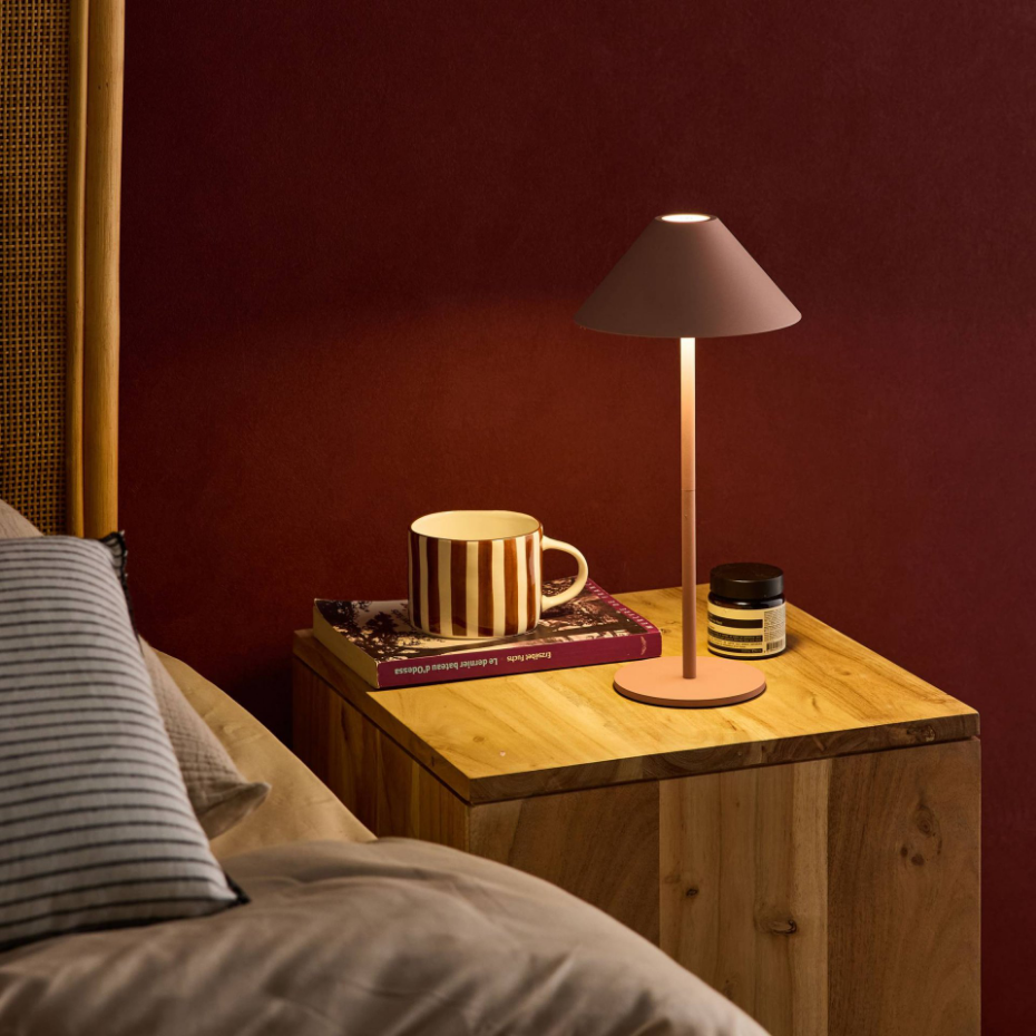 Lampe de table intérieur/extérieur LED sans fil H 32cm ADAM