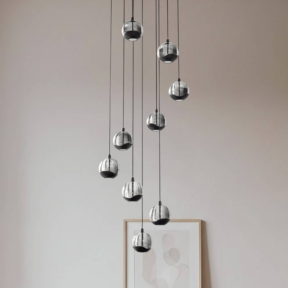 Suspension en verre moderneLED, Hayley